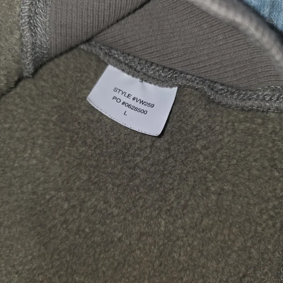 Vuori | L | Restore Crop Crew Pullover Long Sleeve Oregano Sweatshirt VW259 - Picture 10 of 12